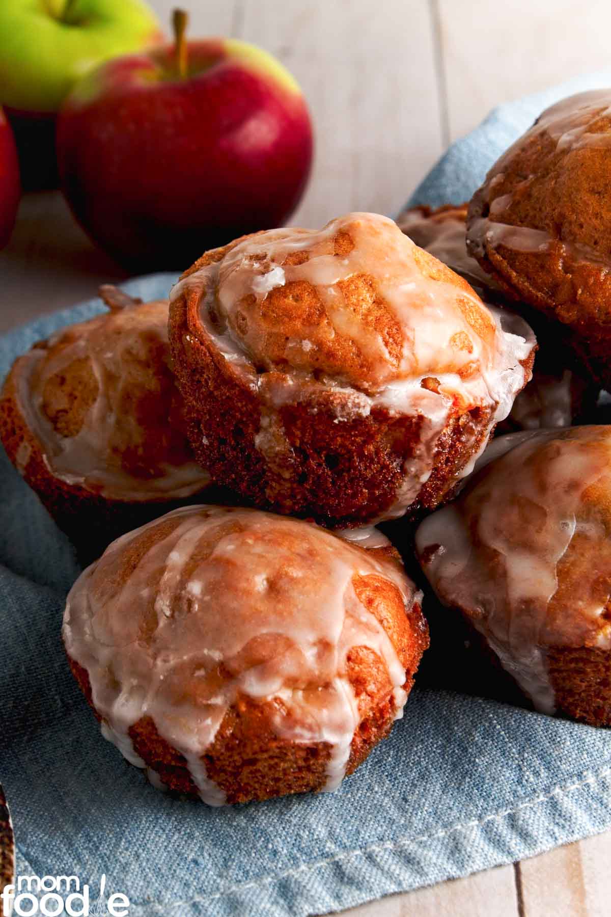 Baked Apple Fritters Recipe Mom Foodie