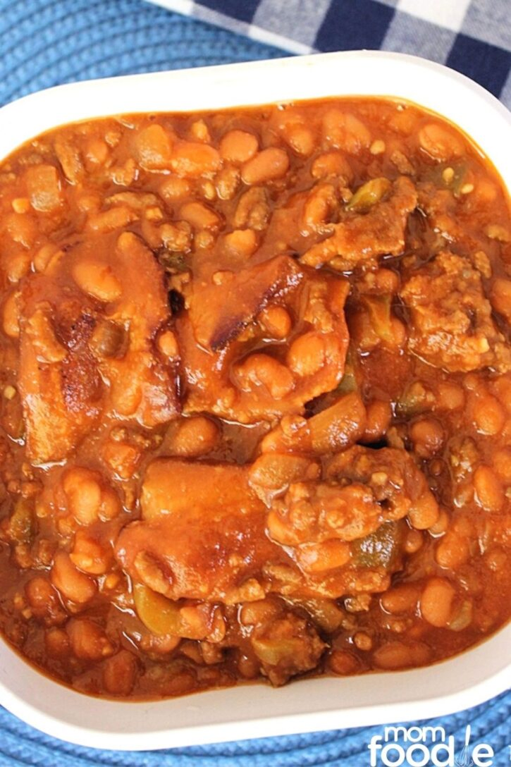 Baked Beans with Ground Beef 