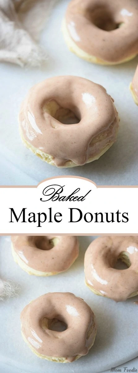 Baked Maple Donuts Recipe with Maple Glaze