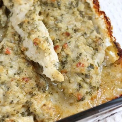 Baked Pesto Chicken