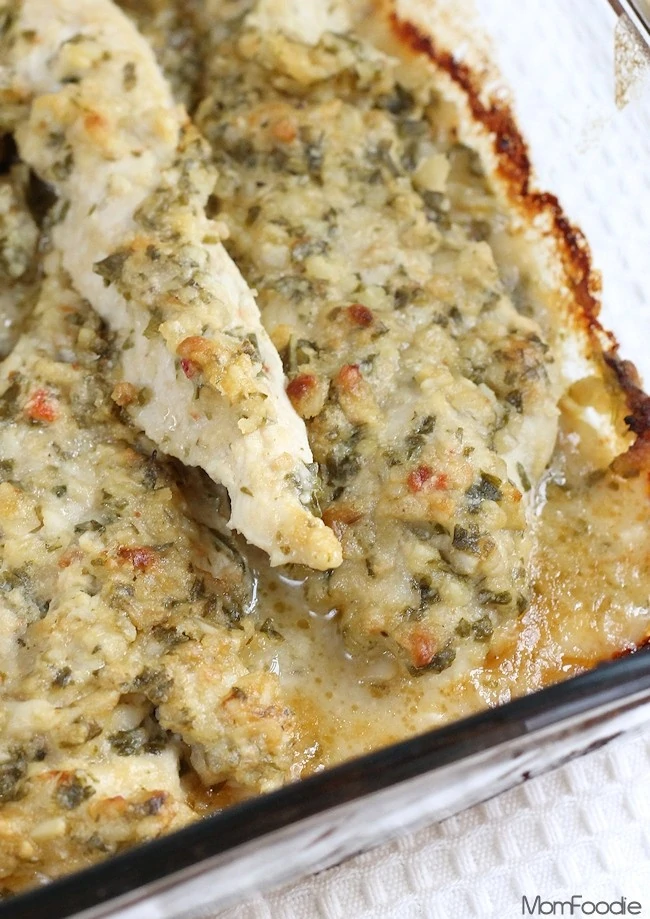 Baked Pesto Chicken