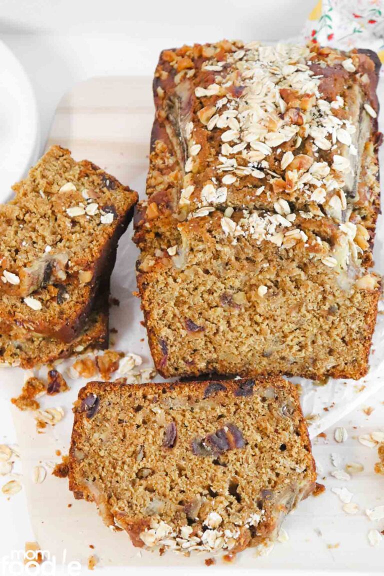 Banana Date Bread with Walnuts and Oats Mom Foodie