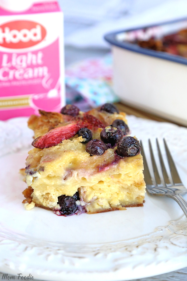 Berries and Cream Breakfast Casserole 