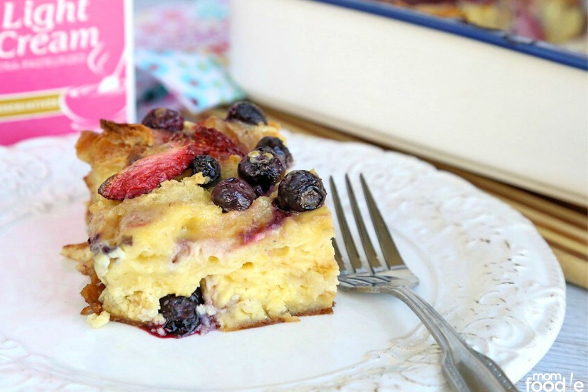 Berry Croissant Breakfast Casserole