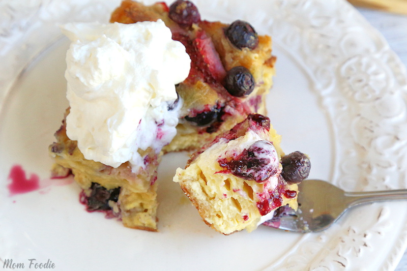 Berry Croissant casserole 