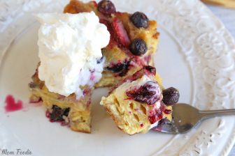 Berry Croissant casserole