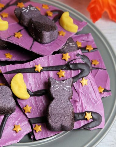Black Cat Candy Bark