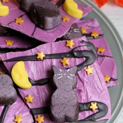 Black Cat Candy Bark