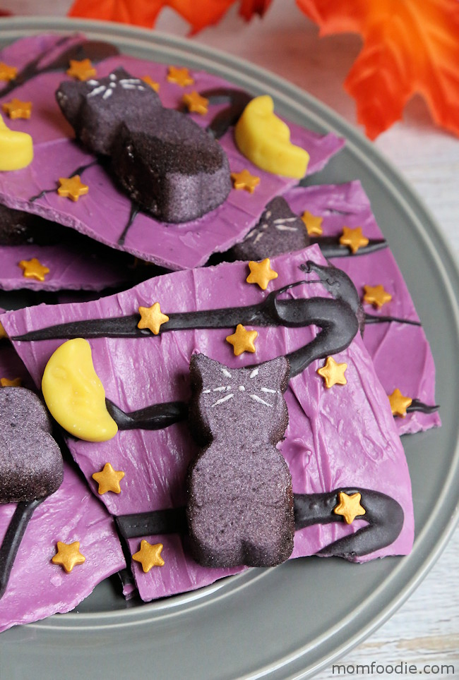 Black Cat Candy Bark