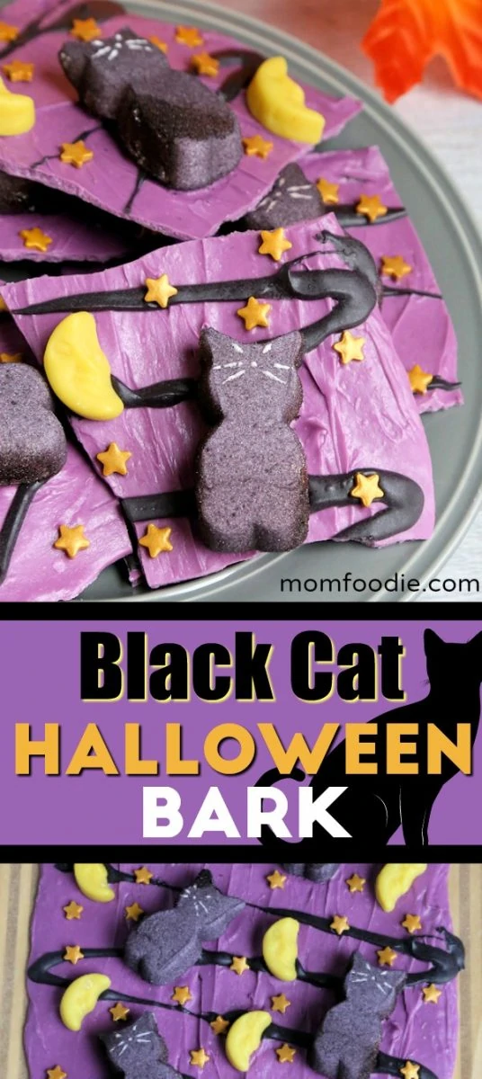 Black Cat Halloween Bark 