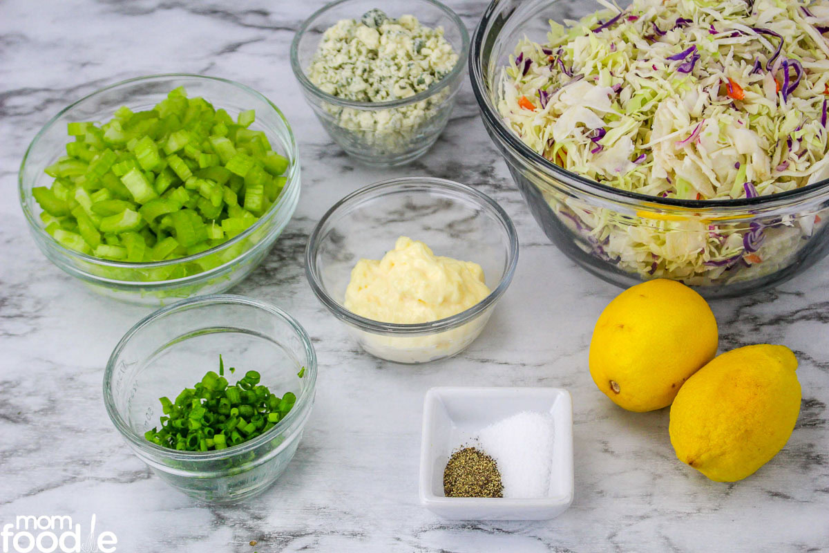 Blue Cheese Cole Slaw Ingredients
