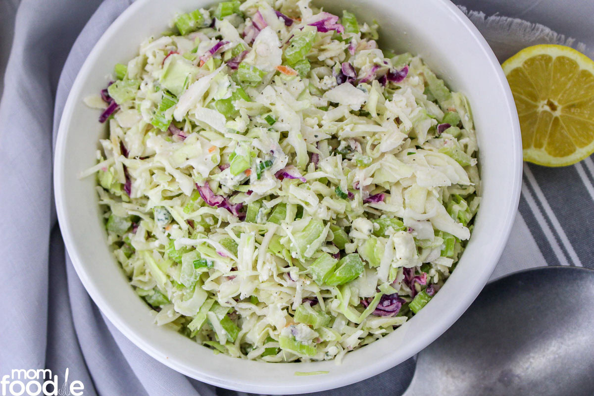coleslaw with blue cheese