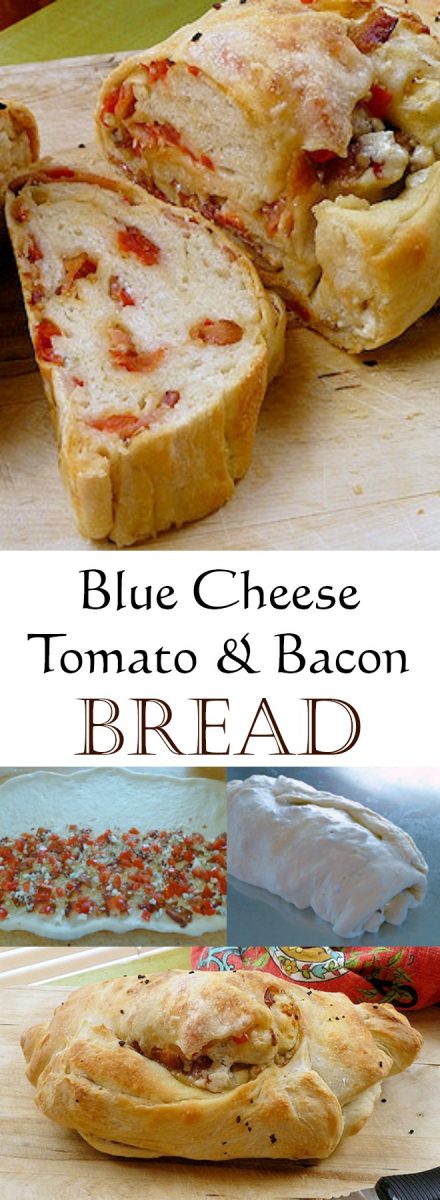 Blue Cheese Tomato Bacon Bread Recipe