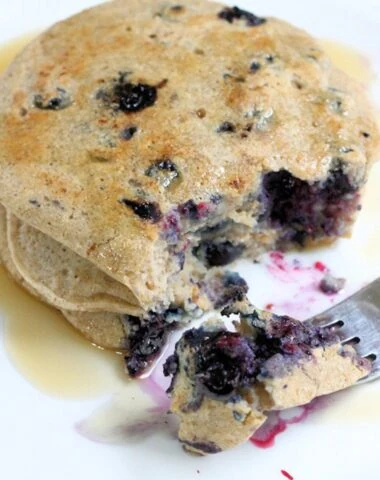 Blueberry Oatmeal Pancakes