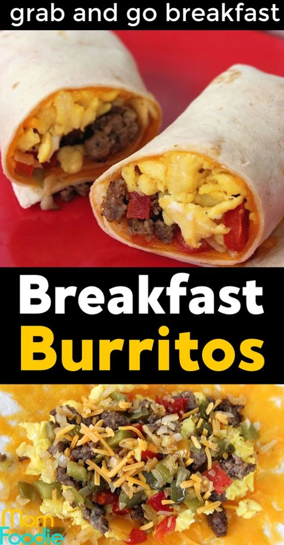 Breakfast Burritos Pinterest