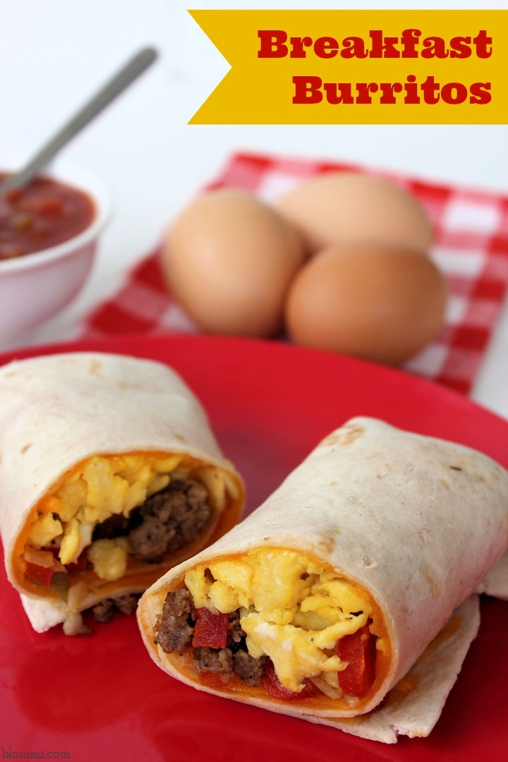 Breakfast Burritos Easy Breakfast Recipe Mom Foodie