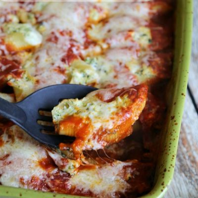 Broccoli Spinach Jumbo Stuffed Shells