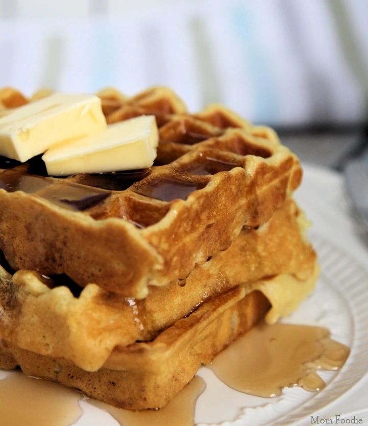 Chocolate Buttermilk Belgian Waffles