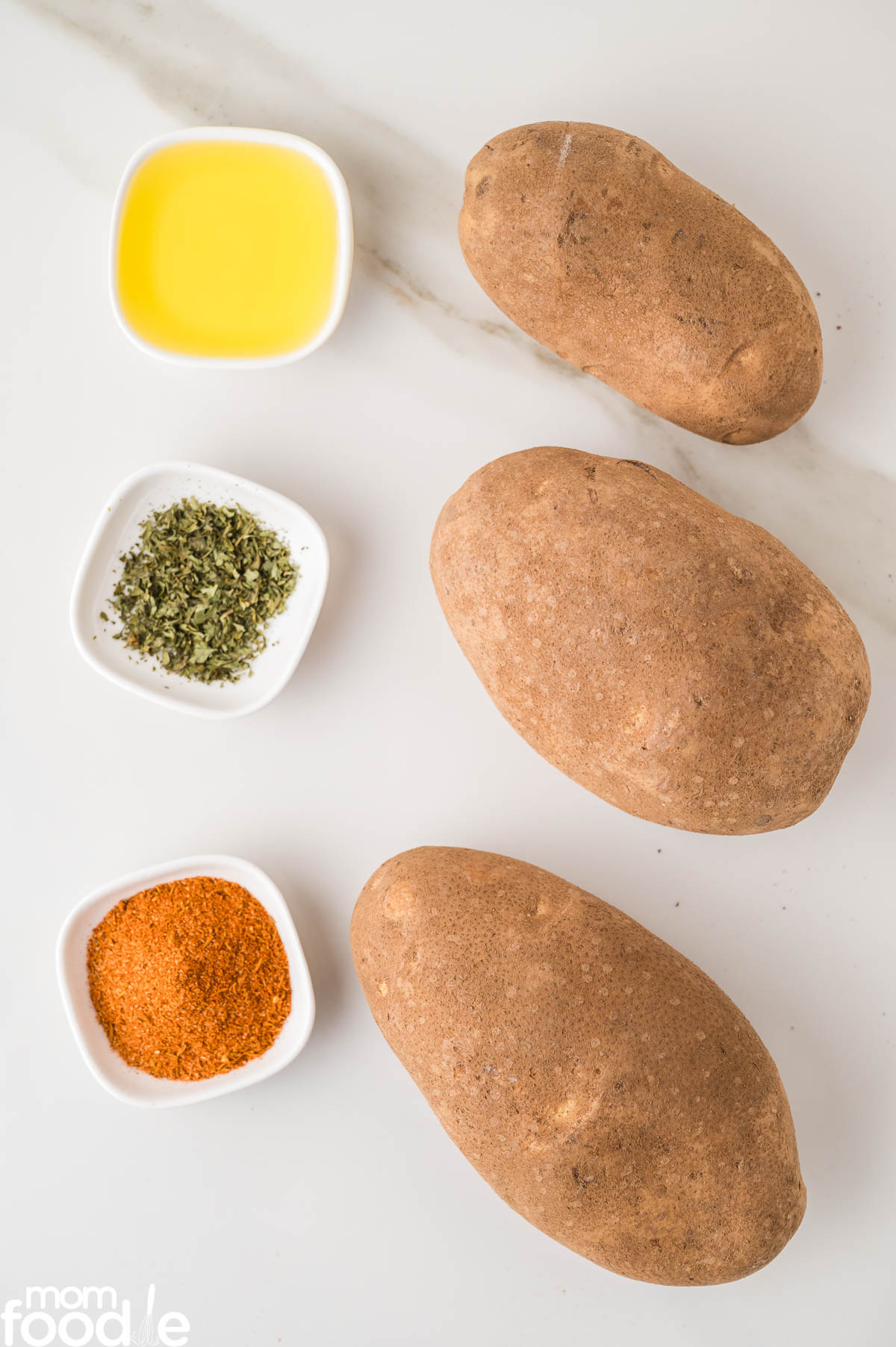Ingredients for Cajun Fries