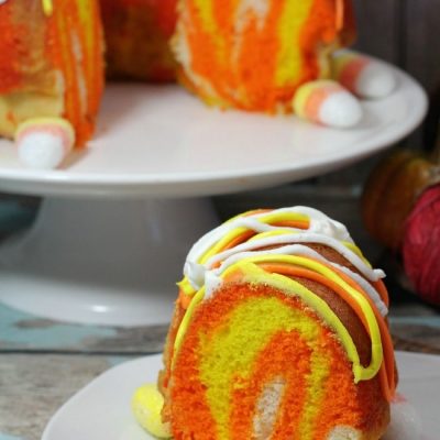 Candy Corn Bundt cake Recipe