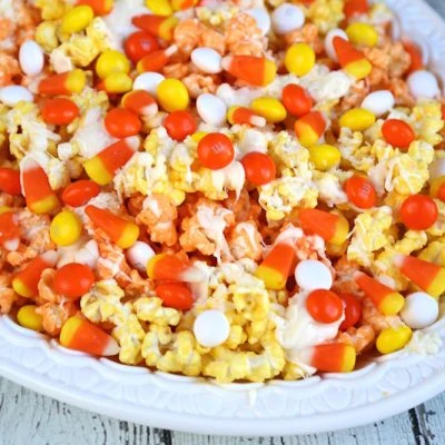 Candy Corn Popcorn Recipe