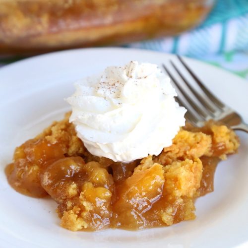 Caramel Apple Dump Cake - Simply Stacie