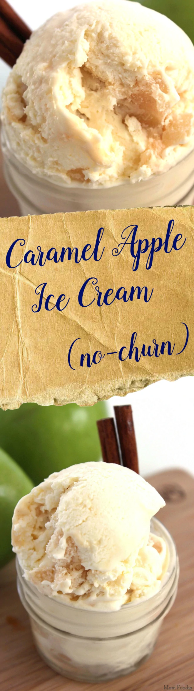 Caramel Apple Ice Cream no churn recipe