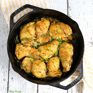 Cast Iron Chicken Thighs Recipe: Baked Turmeric Chicken Thighs