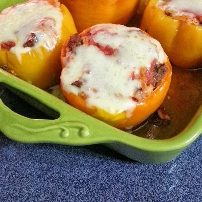 Cheesy Southwest Stuffed Peppers