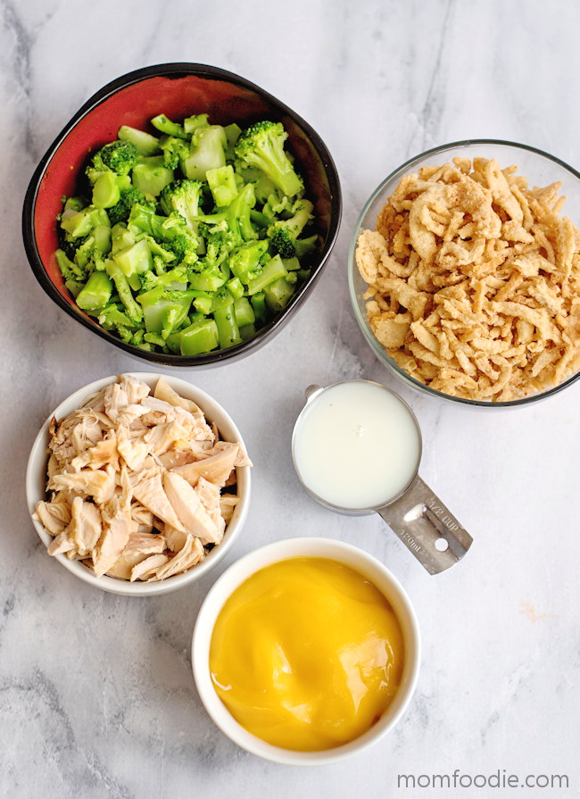 Chicken Broccoli Cheese Casserole ingredients