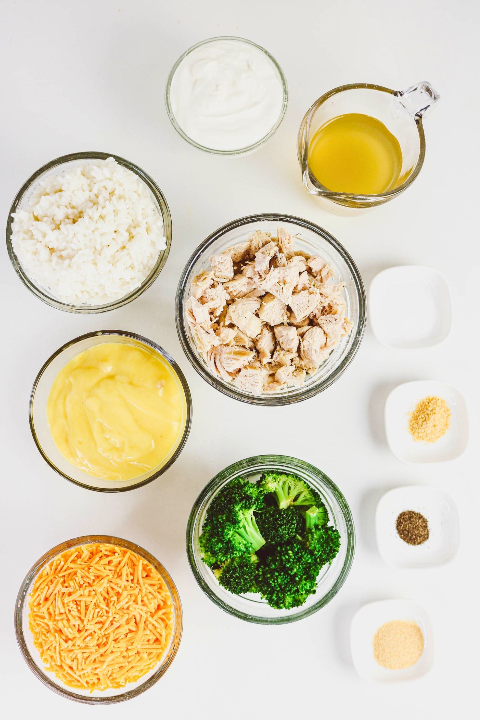 Chicken Broccoli Rice Casserole ingredients