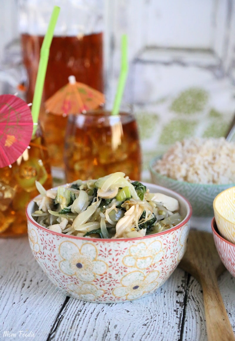 Chicken Chop Suey in bowl