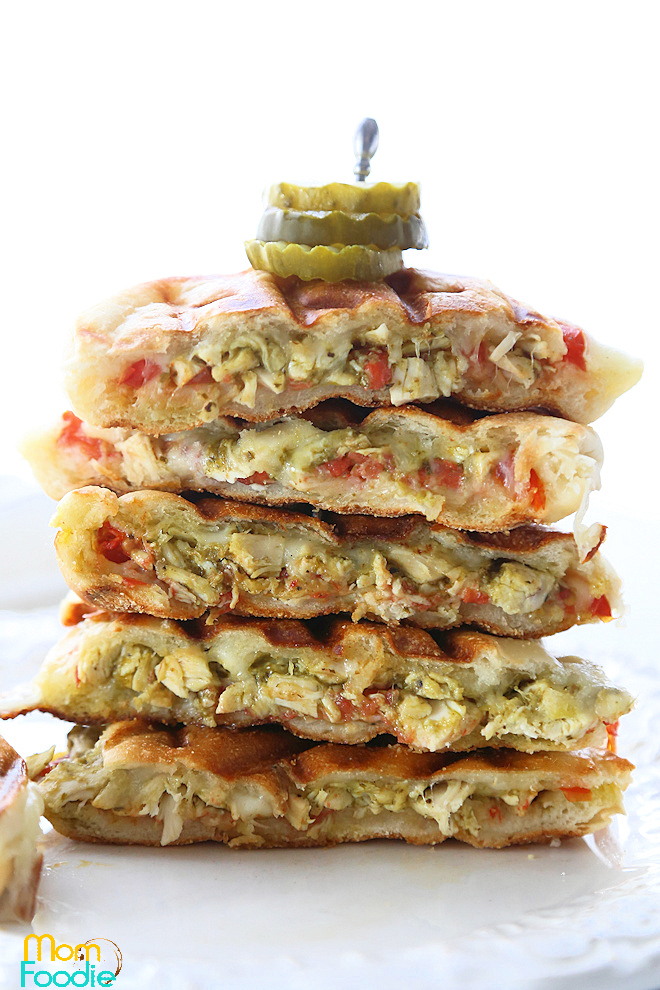 Chicken Pesto Panini sandwich