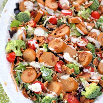 Chicken Sausage Bacon Ranch Salad