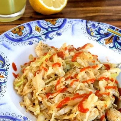 Chicken and cabbage stir fry