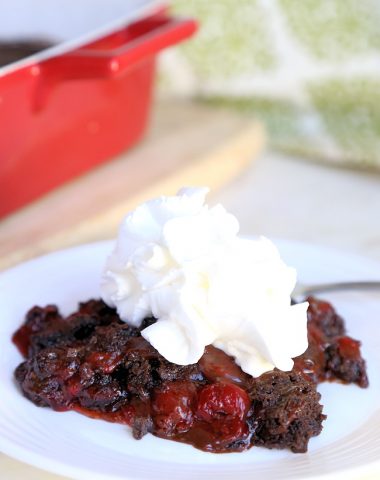 Chocolate Cherry Dump Cake