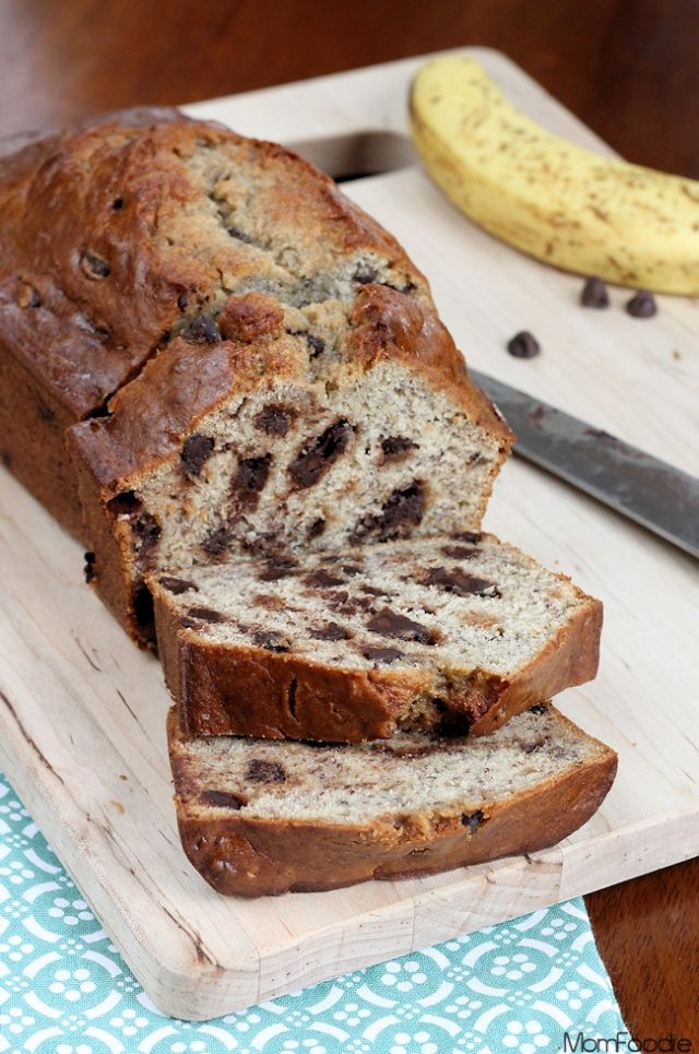 Chocolate Chip Banana Bread Recipe   Mom Foodie