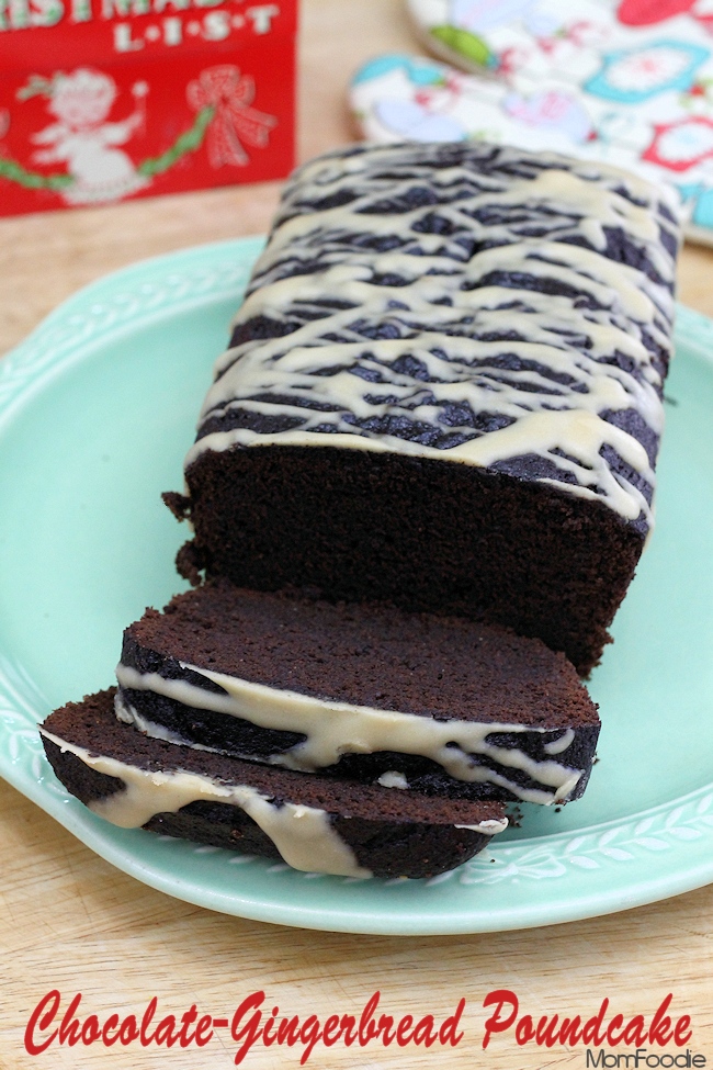 Chocolate Gingerbread Pound Cake Mom Foodie 0712