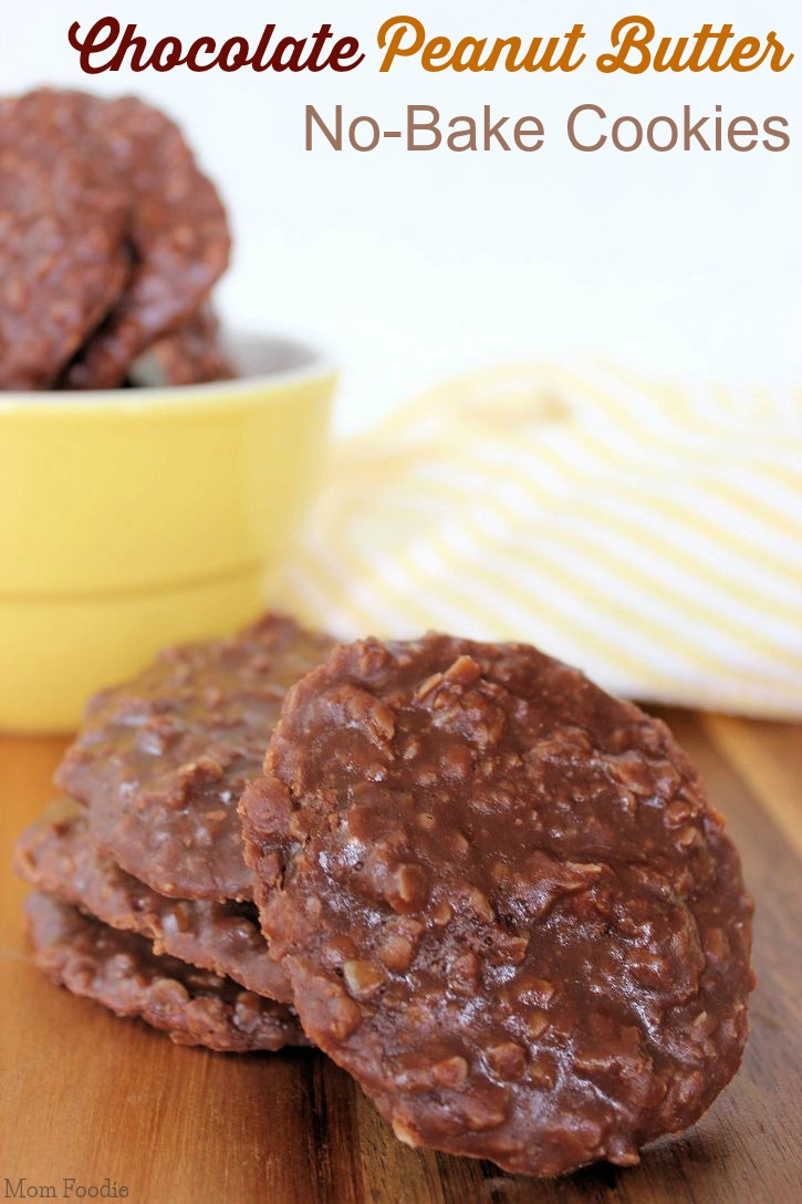 Chocolate Peanut Butter No-Bake Cookies Recipe