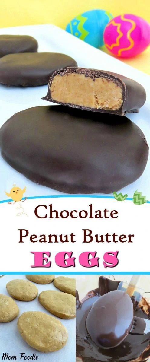 Chocolate Peanut Butter Easter Eggs - Fun Easter Food Craft