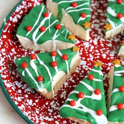 Christmas Tree Cheesecakes