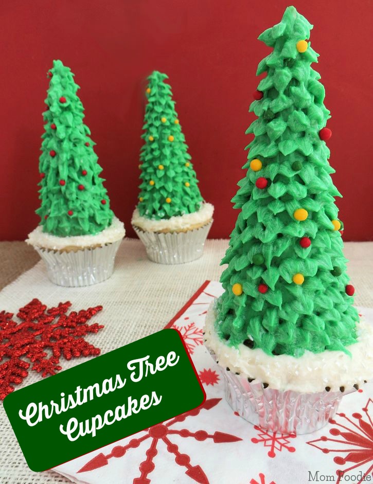 How to Make Christmas Tree Cupcakes