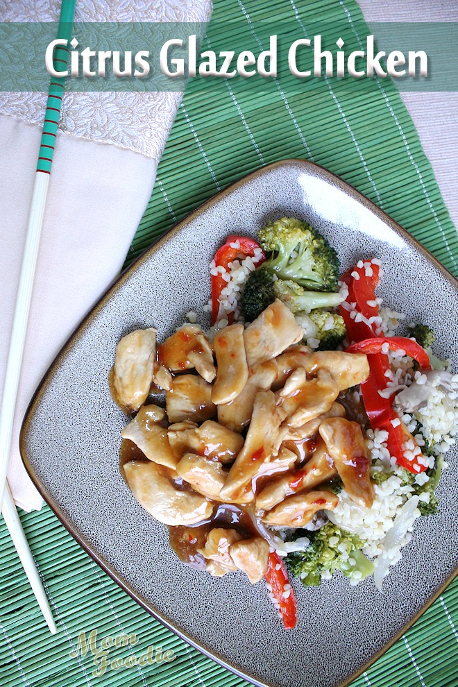 Citrus Glazed Chicken Stir fry