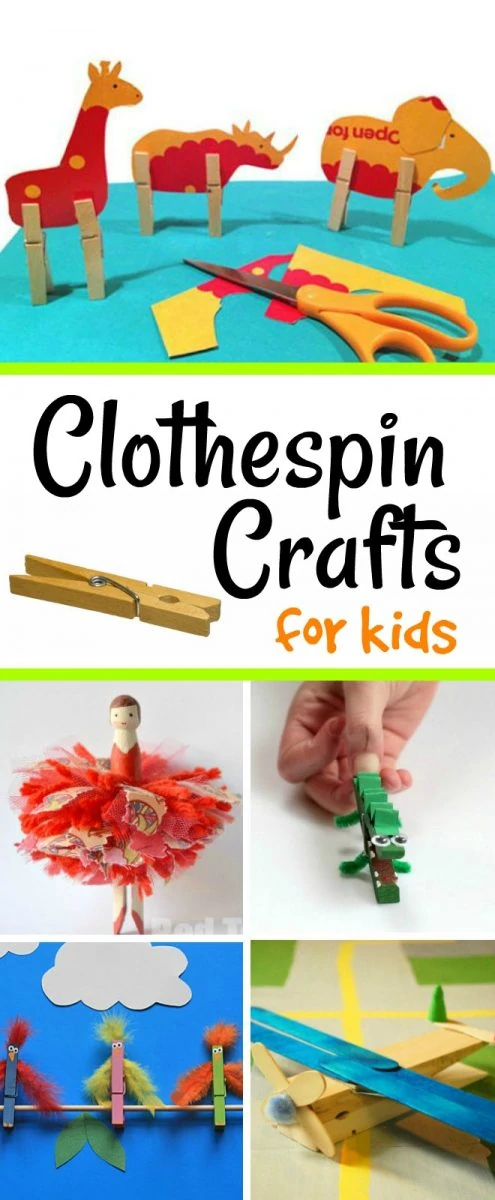 Clothespin Crafts for Kids