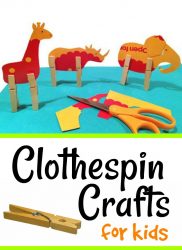 Clothespin Crafts for Kids - 16 Fun Crafts Kids Will Love Playing with too!