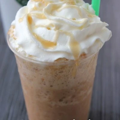 Copycat Starbucks Caramel Frappuccino