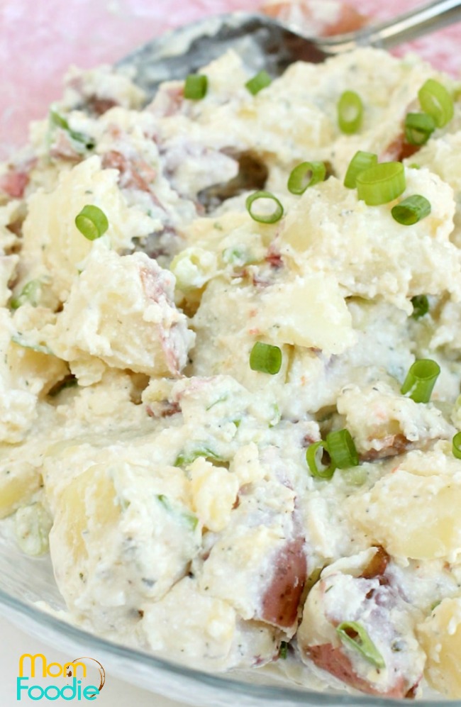 Potato Salad In Cottage Cheese Dressing Mom Foodie