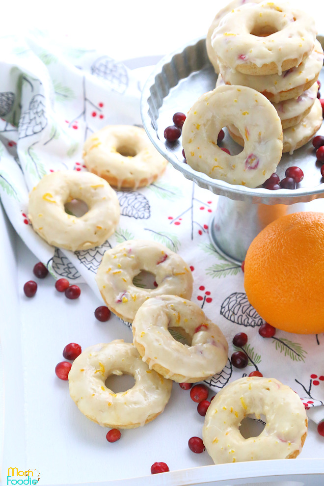 Cranberry Orange Donuts