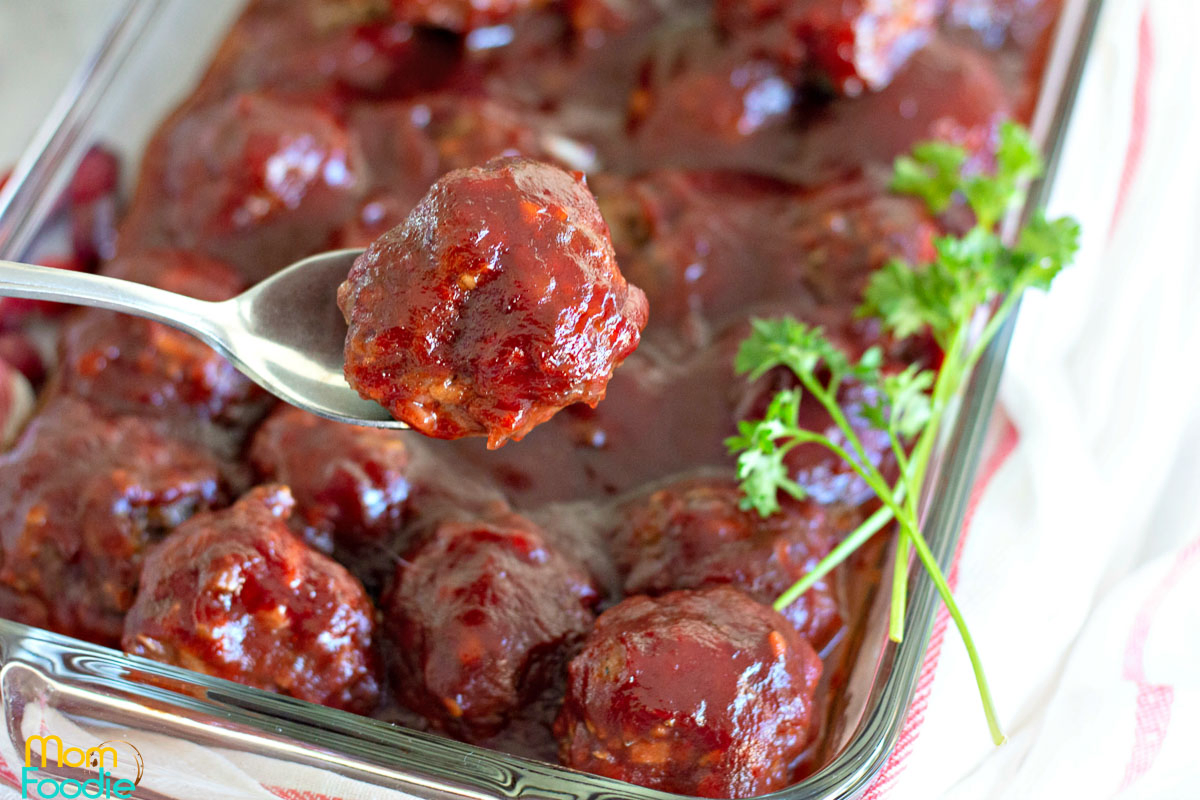 Cranberry Sauce Meatballs 