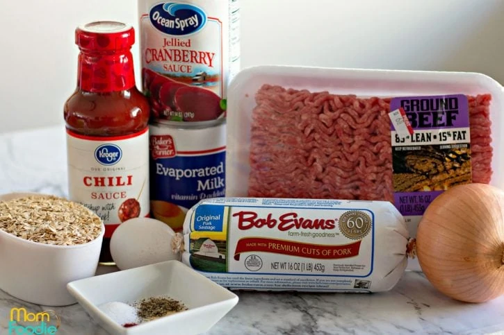 cranberry meatball ingredients